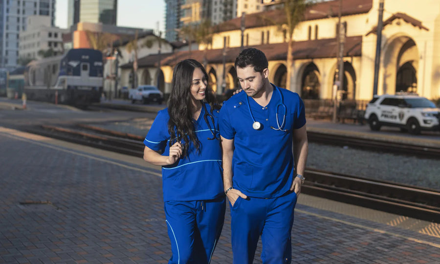 SAPPHIRE BLUE SCRUBS COLLECTION
