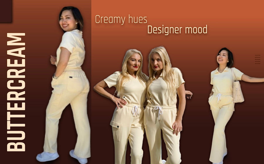 Buttercream elegance. Structured style.