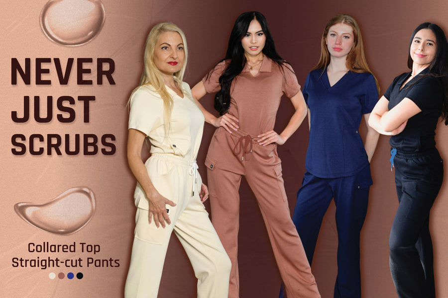 Straight pants set collection:  Minimal form, Max edge