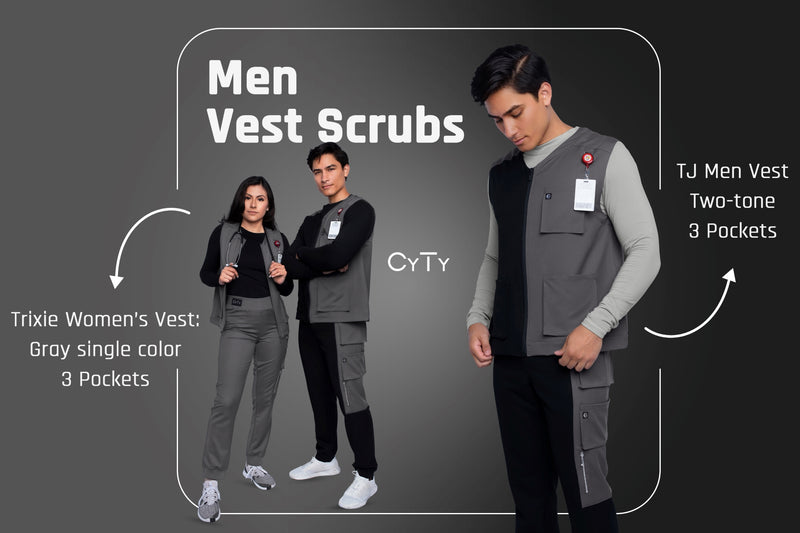 Men Vest Scrubs